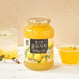 녹차원 꿀 유자차 1kg