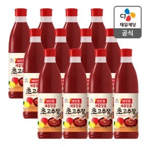 [본사배송] 해찬들 새콤달콤 초고추장 1050g X12개 (1BOX)