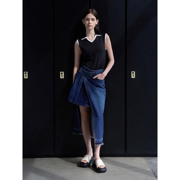 박시 실크 플랫폼 뮬 2colors CK1-80360150