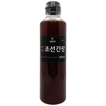 대현상회 50년전통 대현상회 조선간장 500ml / 국간장