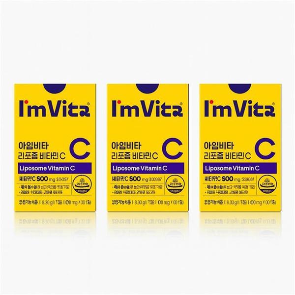 [웰빙창고] 종근당건강 아임비타 리포좀 비타민C 30정 3개 (S42828701)