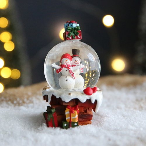 크리스마스 스노우볼 워터볼 S 선물 - 스노우맨 -막스 상품이미지 2