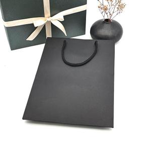 크라프트 세로 종이가방 블랙 M (S9397951)