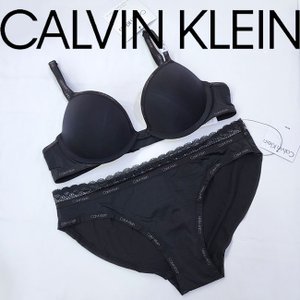 Calvin Klein Underwear 캘빈클라인 시그니쳐 푸쉬업 브라 QP2751 블랙
