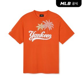 [코리아공식] [MLB] 썸머 야자수 오버핏 반팔 티셔츠 (3 COLOR)