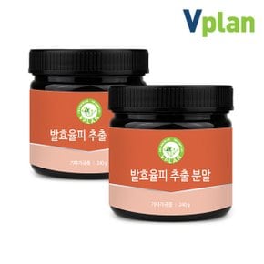 발효율피 추출 분말 가루 차 2통 480g 국산 밤속껍질