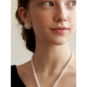 Fleur Pearl Post Earring_EC1673