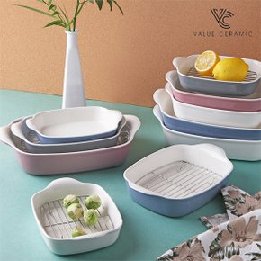 [BIZ][VALUE CERAMIC] 벨류세라믹 라고스 스톤웨어 직사각 오븐 디쉬 25cm