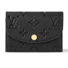 LOUIS VUITTON [명품] 루이비통 송아지 가죽 반지갑 로잘리 코인퍼스 블랙 핑크