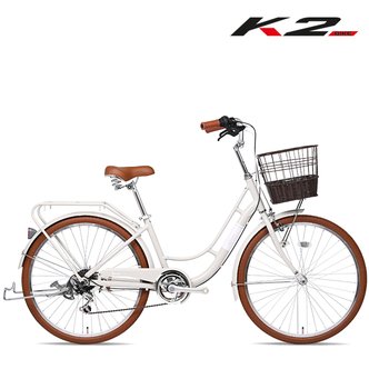 K2BIKE 케이투바이크 알루미늄 여성용자전거 헬레나26인치 7단 조립별도