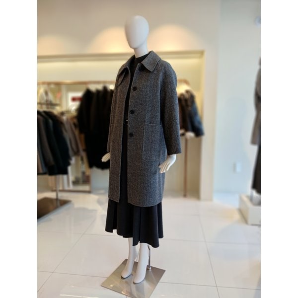 [여주점] 씨씨콜렉트 헤링본스탠카라하프코트E254msg170