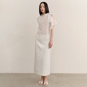 킨더살몬 Delphine Blouse White