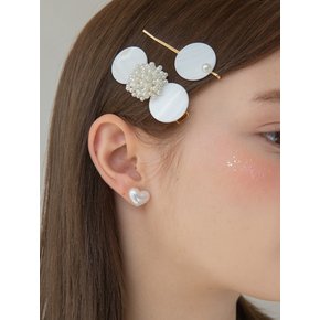 [2set]Middle Pearl Hairpin