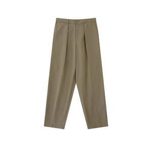 [Easy line] 1Pleats banding chino (Beige)