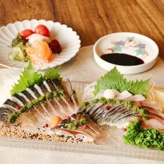 바른씨 홈마카세 이자카야 안주 메로구이 가니미소 대게장 타코와사비 소라와사비 고등어회 시메사바 간장연어알장 우메보시 안키모(아귀간)