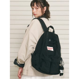 마스마룰즈 Two pocket daily backpack_Black