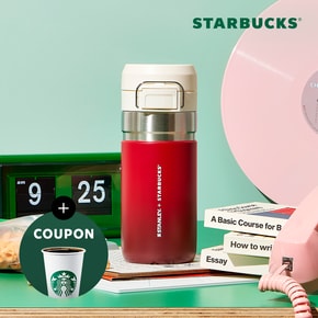 [스타벅스] SS 캠퍼스 레드 퀵고 텀블러 473ml