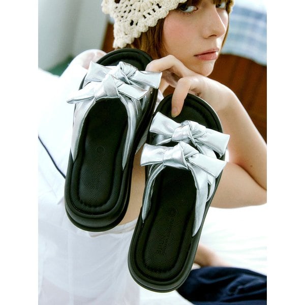 Vlogg Twins Bow 플랫폼 샌들 4.5cm -VS7074 (3color)