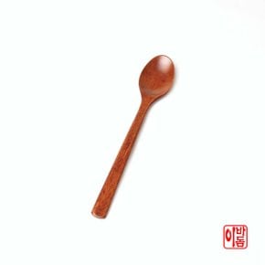국내산 나무 천연 옻칠 티스푼, 이유식스푼  생칠 1p