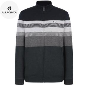 MENS bonding  striped cardigan AGSCMA121 (S12003472)