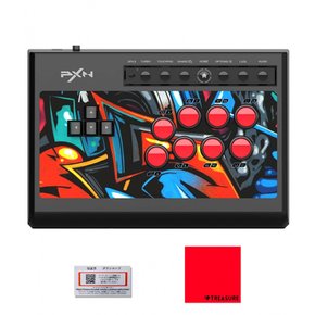 PXN X8 PC Android PS3 PS4 Xbox One Switch (Black) [메이커 정규품] 레버리스 아케이드