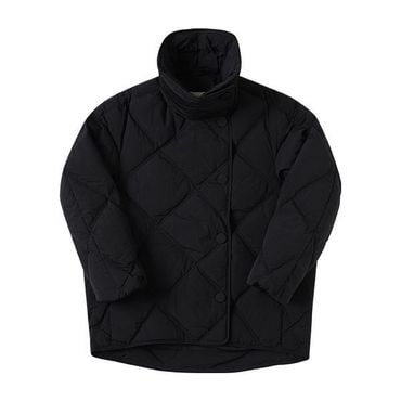 ienki ienki 옌키옌키 QUEEN JACKET TWILL BLACK 퀸 트윌 구스 다운 여성 패딩 48044911