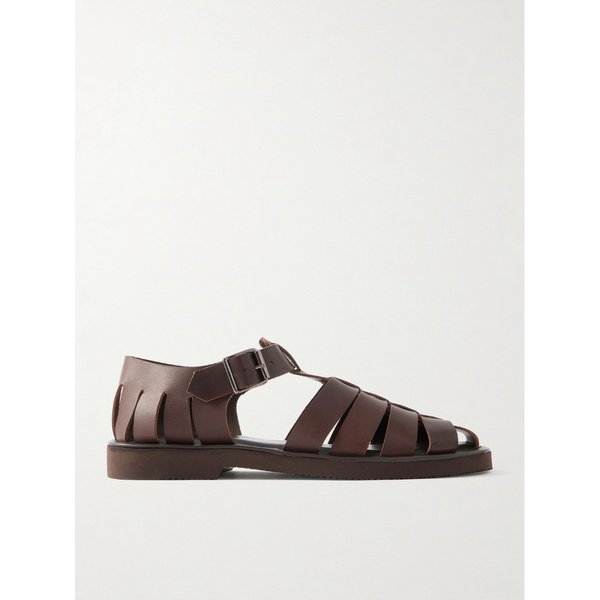 미스터 피 피셔맨 가죽 샌들 46376663163066080