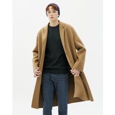 [22FW] [RAUM MEN] 브라운 단색 울캐시미어혼방 코트 ROCO2F002W2