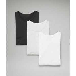 룰루레몬 20% ▼ 파이브 이어 베이직 T 세트 (3 pcs) - BLK/WHT/HCUG