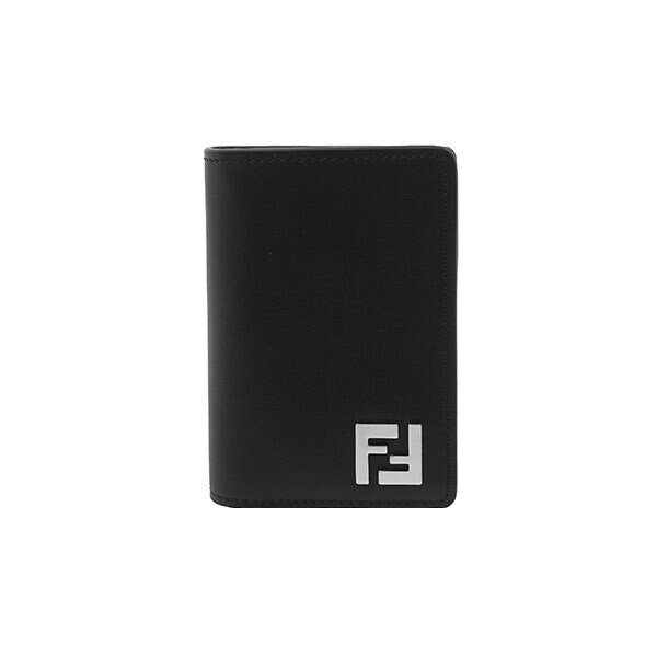 FF 스퀘어 카드 홀더 블랙 7M0349AFF2F0GXN