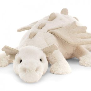 Jellycat Snow Dragon (SNW2DD) M 50cm [] 젤리 캣 스노우 드래곤 화이트 드래곤 플러시 장난감