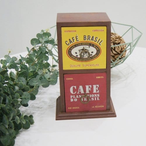 cafe 2단 수납함