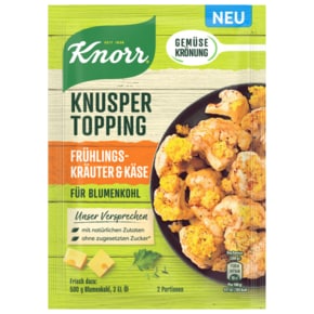 Knorr 크노르 샐러드 크런치 시즈닝 허브&치즈 40g