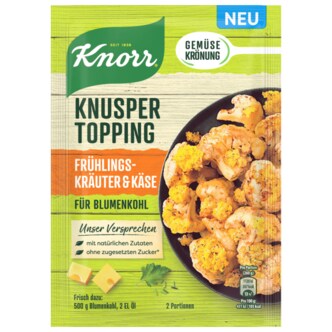  Knorr 크노르 샐러드 크런치 시즈닝 허브&치즈 40g