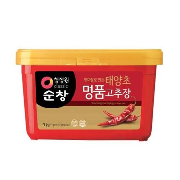  청정원순창 태양초 명품고추장 3kg x 2개