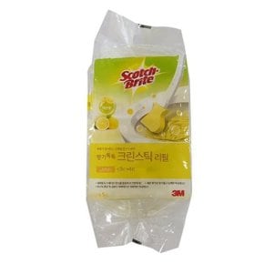 3M 스카치 브라이트 향기톡톡 크린스틱 리필 레몬향 5_WFAF6B2