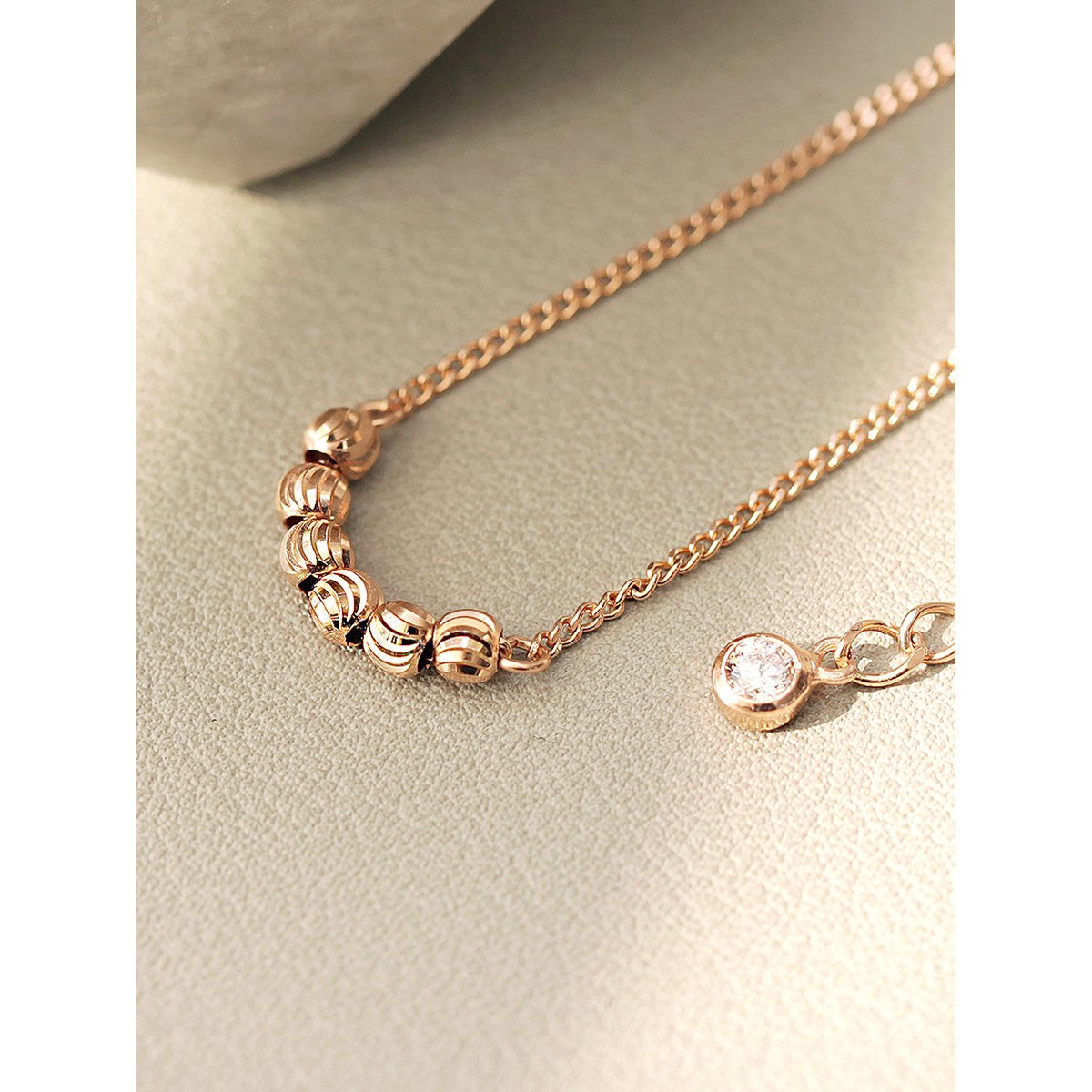 14K 18K 회오리 컷팅 볼 발찌 - SSG.COM