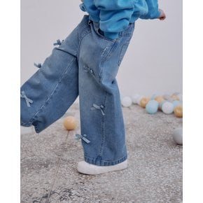 20%리본스티치데님팬츠S
