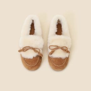 Fur ribbon loafer(beige) DG1DW24701BEE