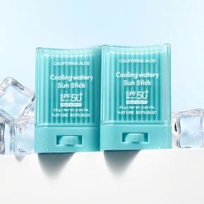 [액티비티 선스틱/쿨링충전] 1+1 캘리포니아 알로에 쿨링 수분 선스틱 SPF50+ PA++++
