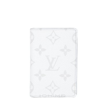 LOUIS VUITTON 루이비통카드지갑 명함 포켓 오거나이저 타이가라마 화이트