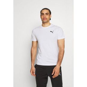 2876390 Puma ESS SMALL LOGO TEE - 기본 티셔츠 화이트