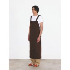 CARGO BROWN WORK DRESS(APRON)