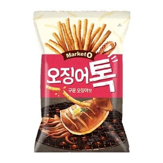  오리온 오징어톡 구운오징어맛 80g 12봉