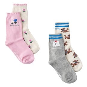 2종단말SET(26119-810-03/51)아동 초딩 캐릭터 봄 양말세트