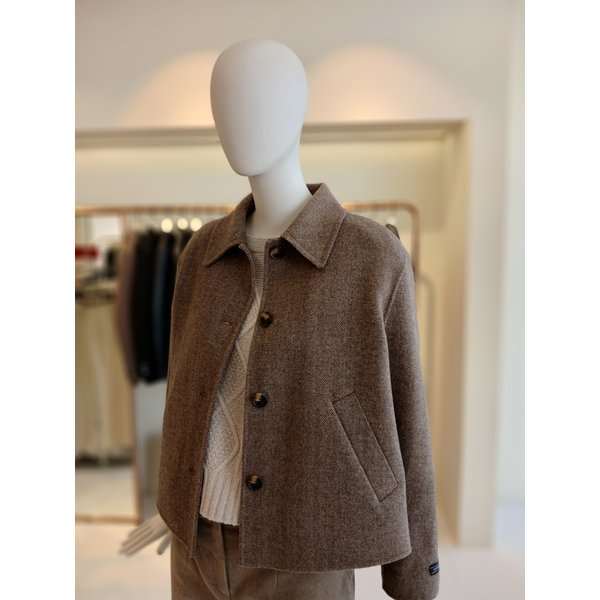 [여주점] 씨씨콜렉트 카라넥헤링본숏코트 E254msg156