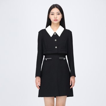 LINE [라인][BYLYNN]버튼 포인트 미니원피스 NVOPPC9900