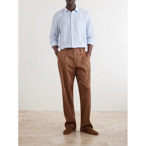 프레스코볼 카리오카 스트라이프 리넨 셔츠 46376663163012960