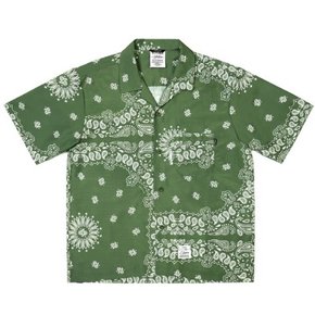 23 PAISLEY SHORT SLEEVES SHIRTS KHAKI