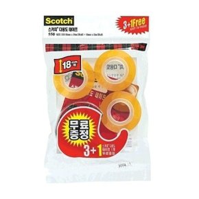 3M 스카치다용도테이프리필18mmx30M 3입+18mmx15M (W529180)